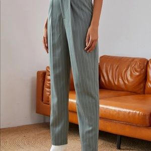Pinstripe pants!